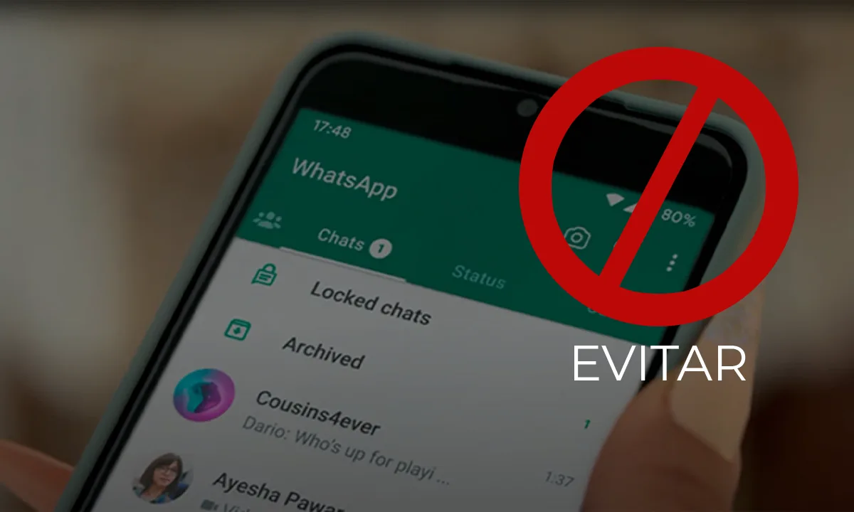 Whatsapp conversciones evitar