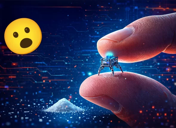 Crean robots autónomos más pequeños que un grano de sal y ya funcionan solos