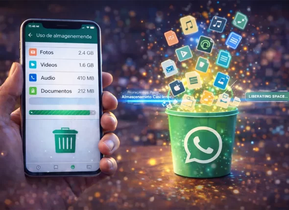 Guía para eliminar archivos basura de WhatsApp y liberar espacio en tu celular