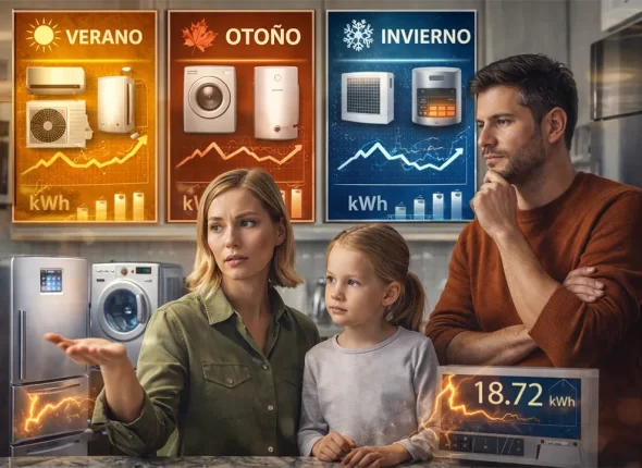 Qué electrodomésticos consumen más energía según la temporada