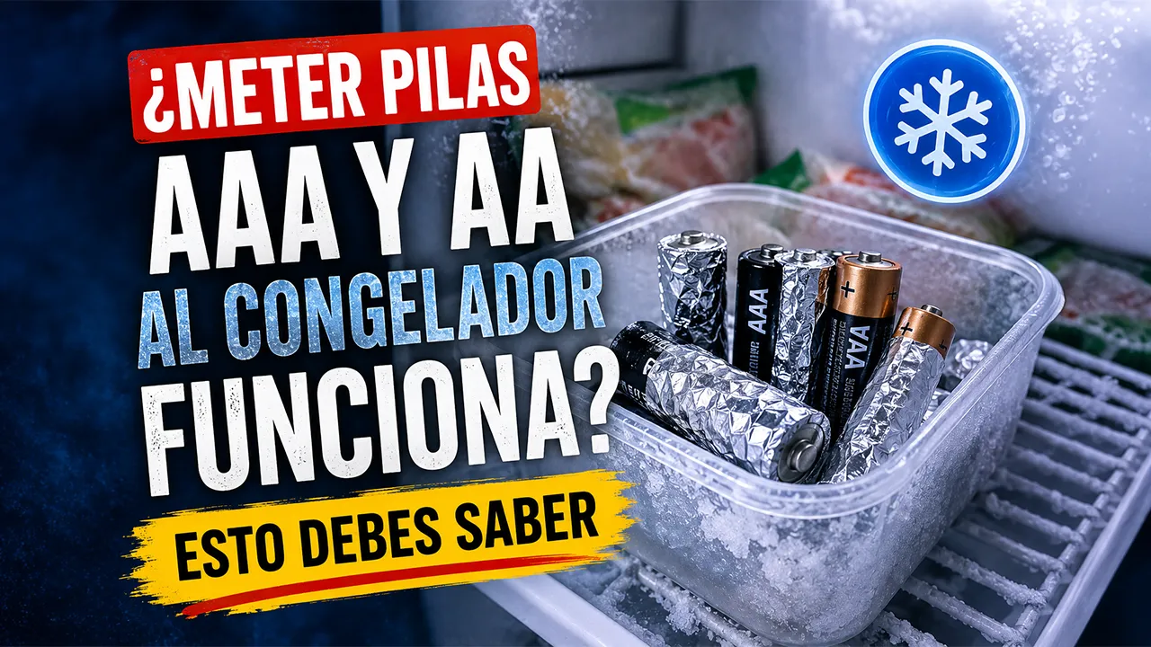 Meter pilas AAA y AA al congelador funciona- Esto debes saber