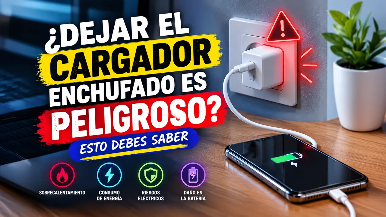 Dejar el cargador enchufado es peligroso- Esto debes saber